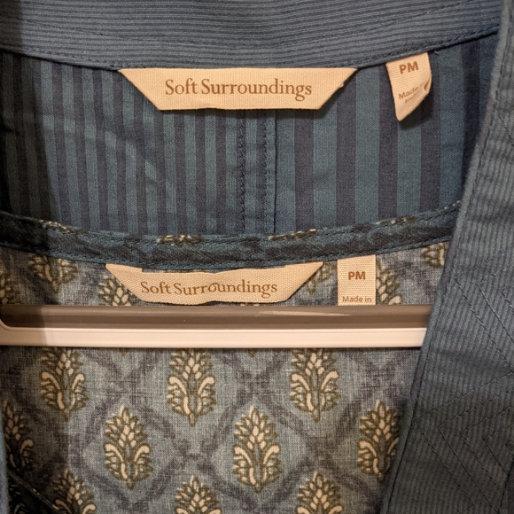 Soft Surroundings Commelina 2 piece top & Jacket AND Lee cropped pants - Picture 4 of 13